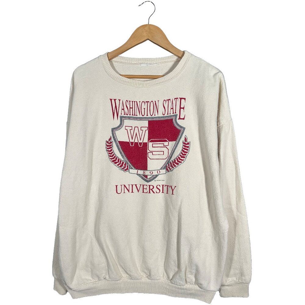 Vintage 1989 Washington State Cougars Crewneck Sweatshirt Size XL
